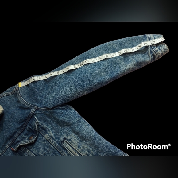 💥Rare 1980's Levi's Denim Sherpa Jacket. - Picture 4 of 7